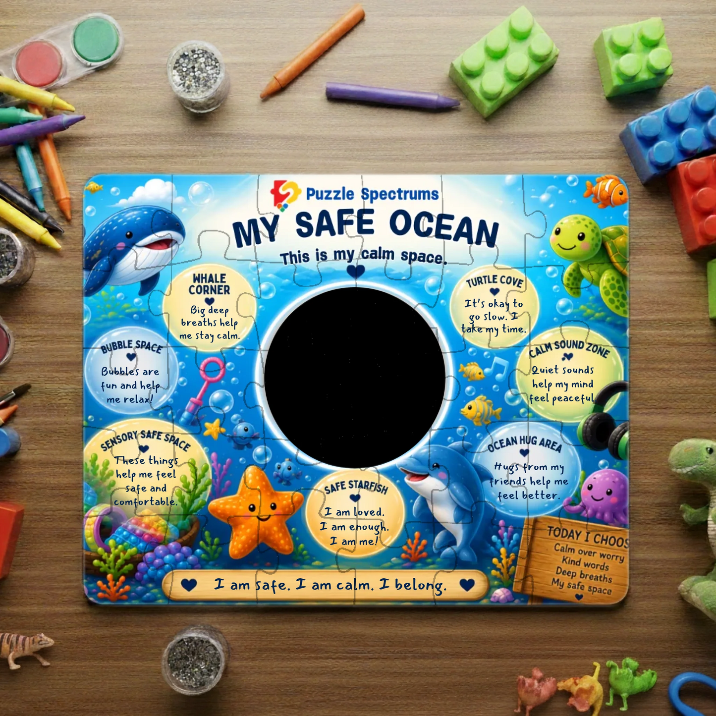 My Safe Ocean Personalized Puzzle